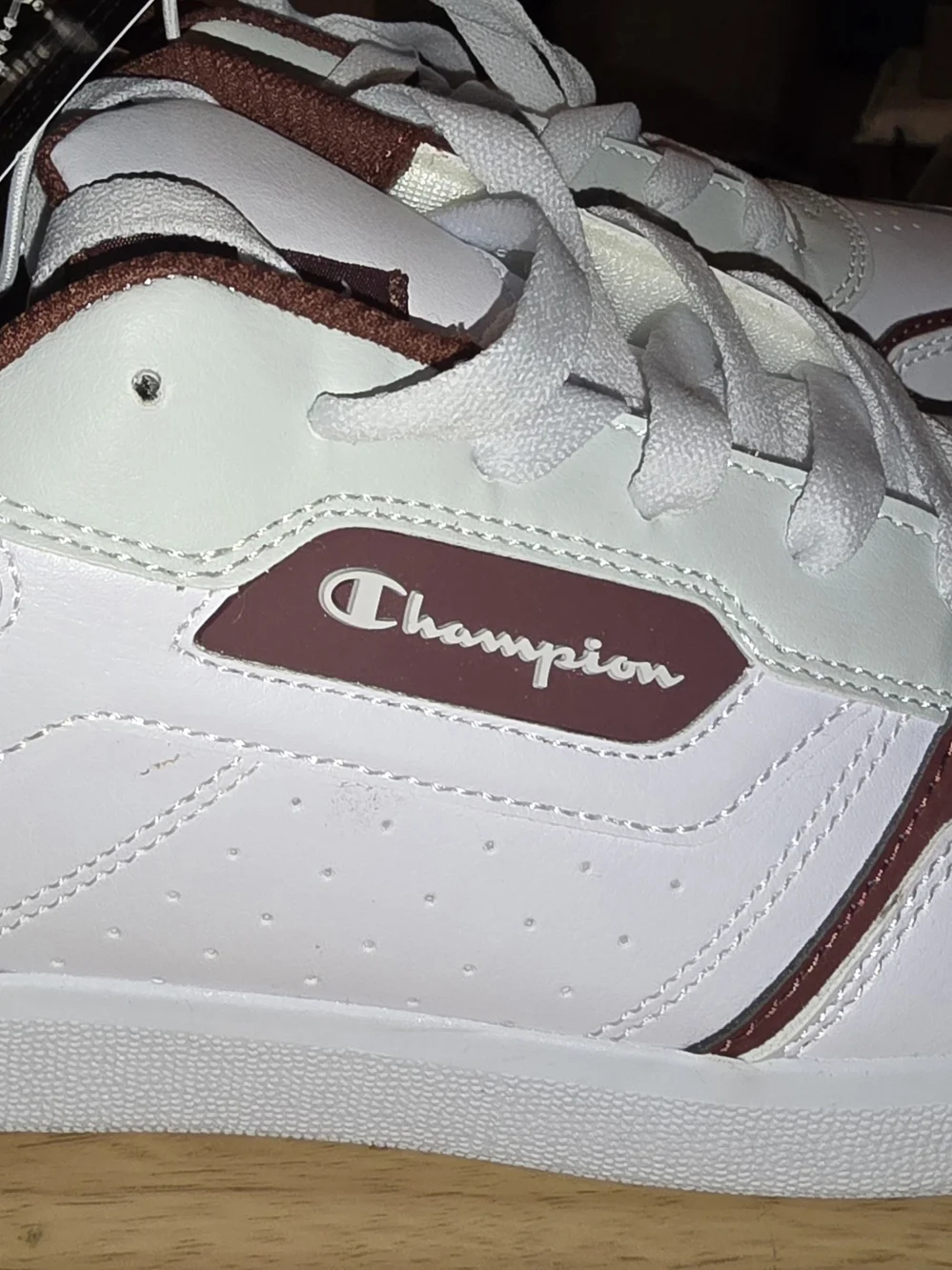 CHAMPION MENS SHOES MAROON/WHITE SIZE 11.5 BRAND NEW/NO BOX/CASUAL/SPORTS